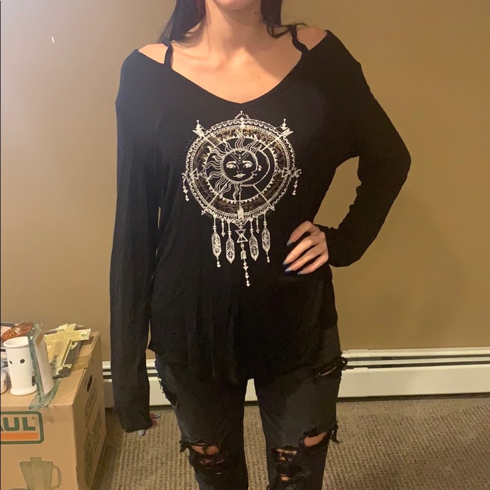 black blouse